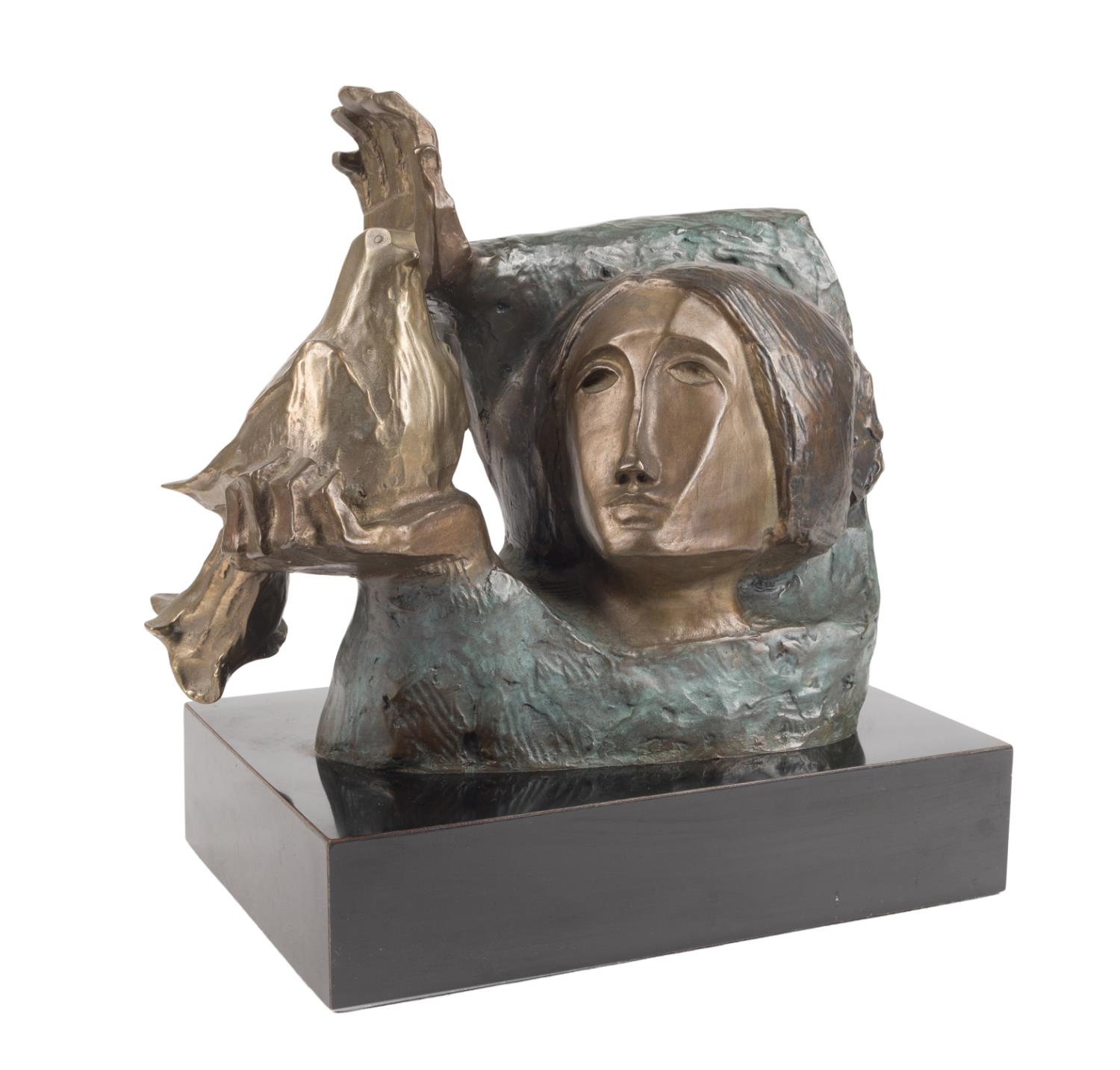 ALVAR MUNOZ-RAMOS BRONZE 'LA PALOMA'