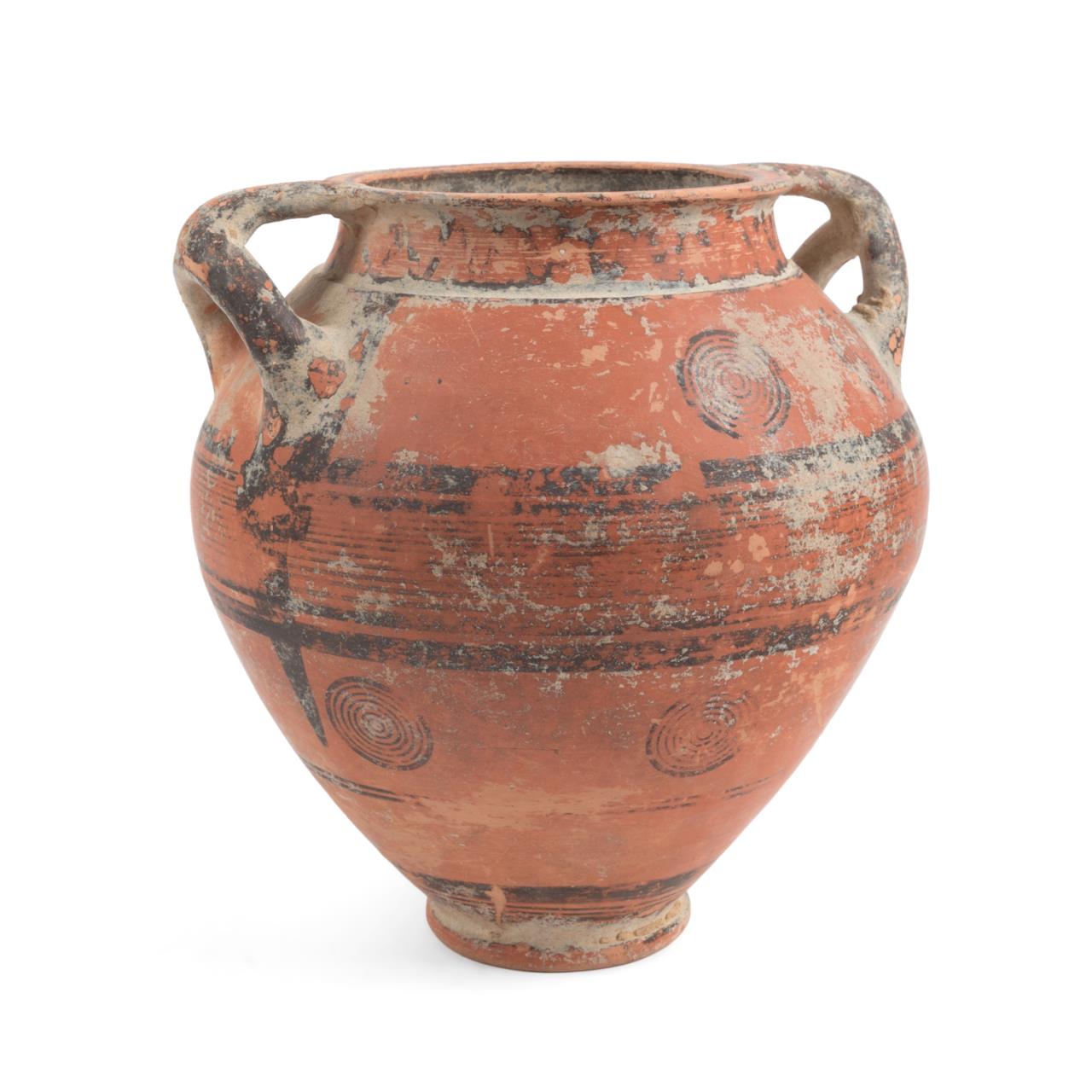 ARCHAIC STYLE PAINT DECORATED TERRACOTTA 2f99c3