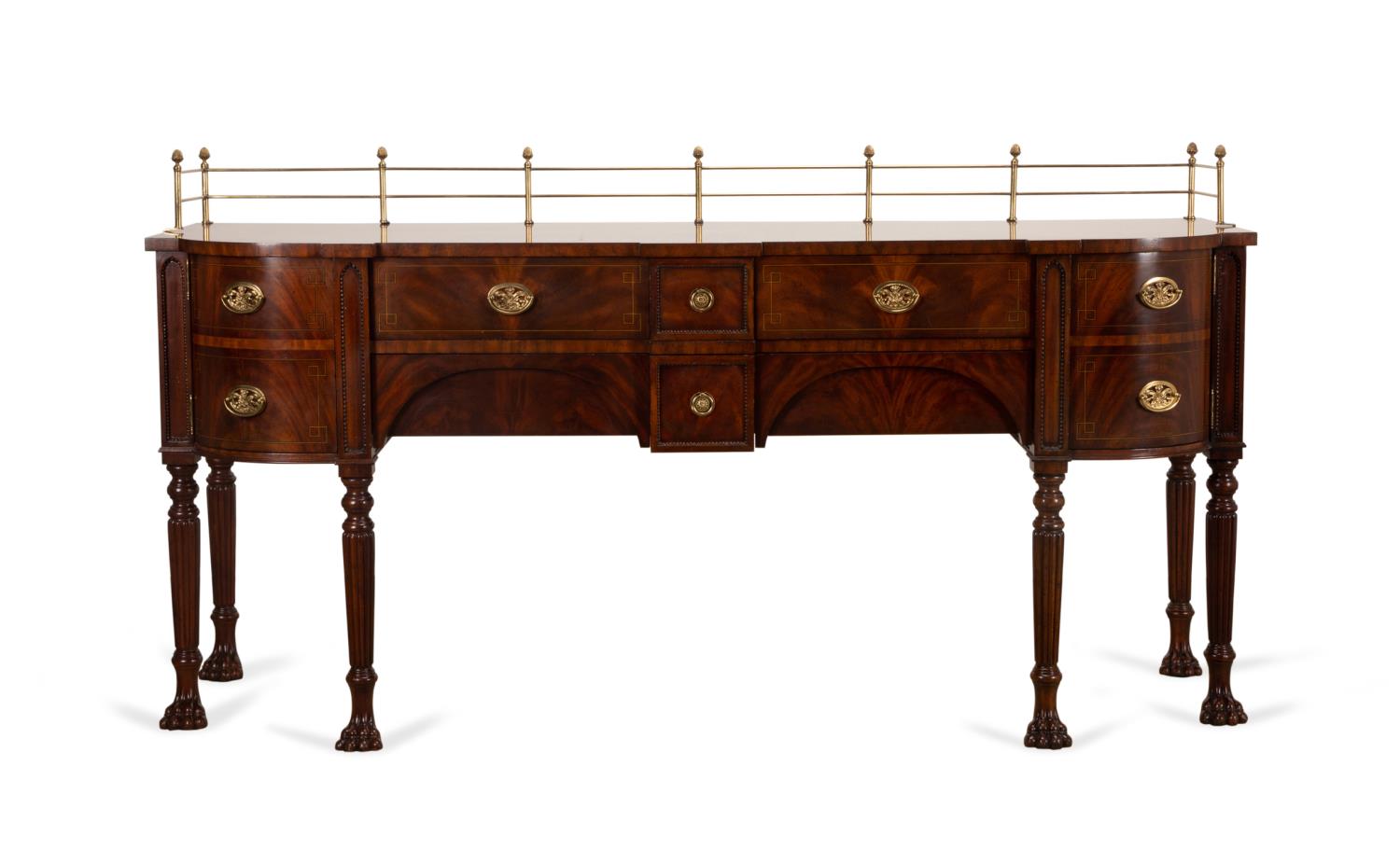 MAITLAND SMITH REGENCY STYLE MAHOGANY