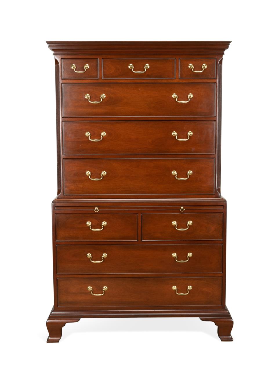 KITTINGER MAHOGANY TEN DRAWER CHEST 2f9a64