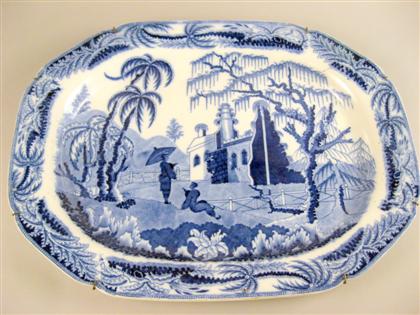 Davenport blue printed 'Chinese