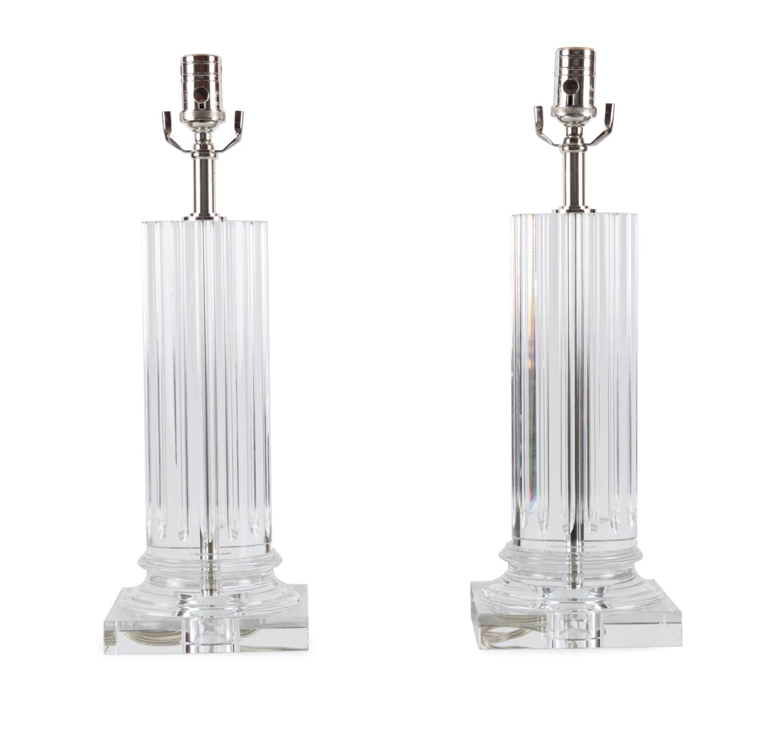 PAIR RESTORATION HARDWARE CRYSTAL 2f9a7e