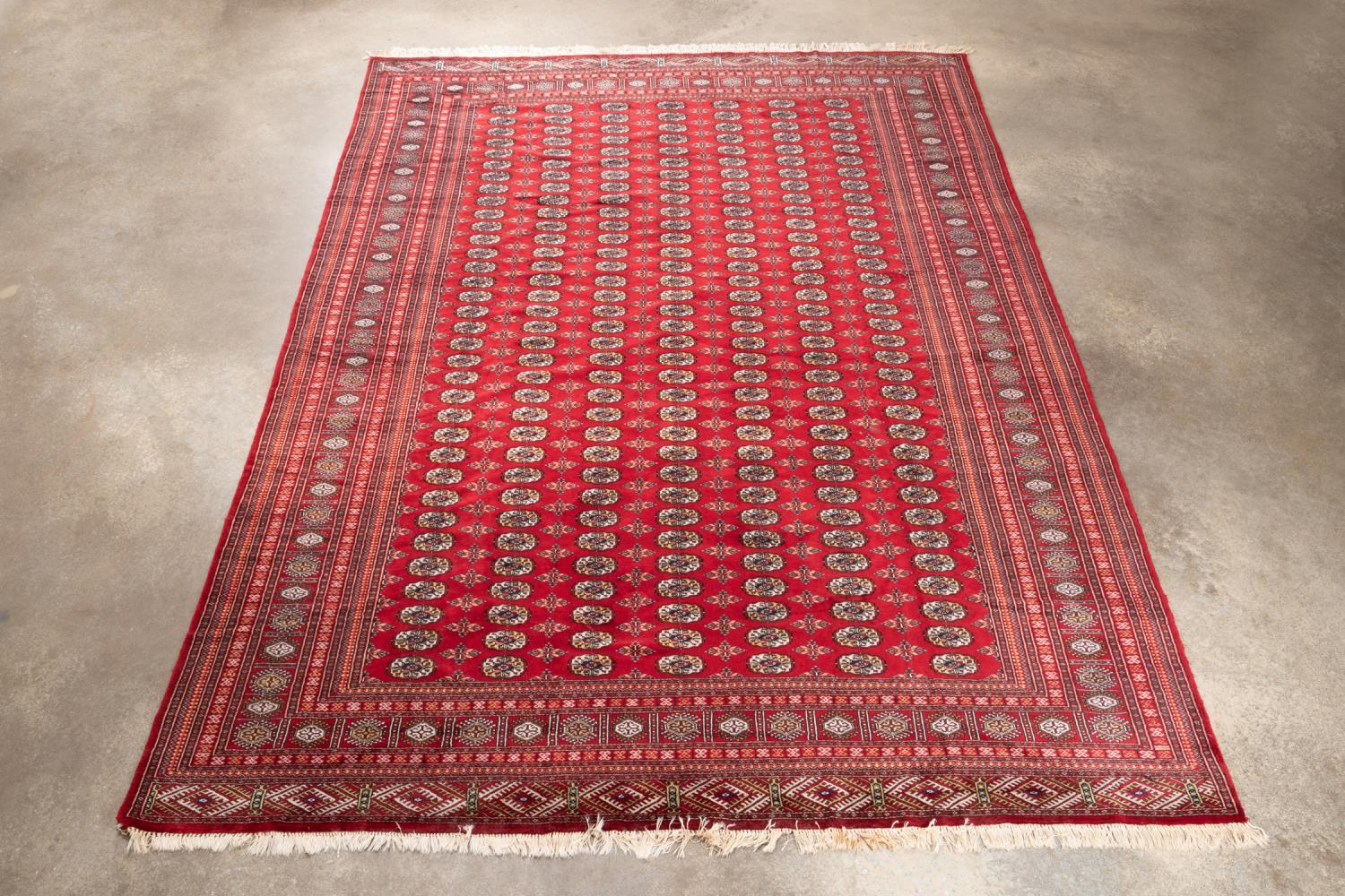 HAND KNOTTED WOOL PAKISTANI BOKHARA 2f9a9e