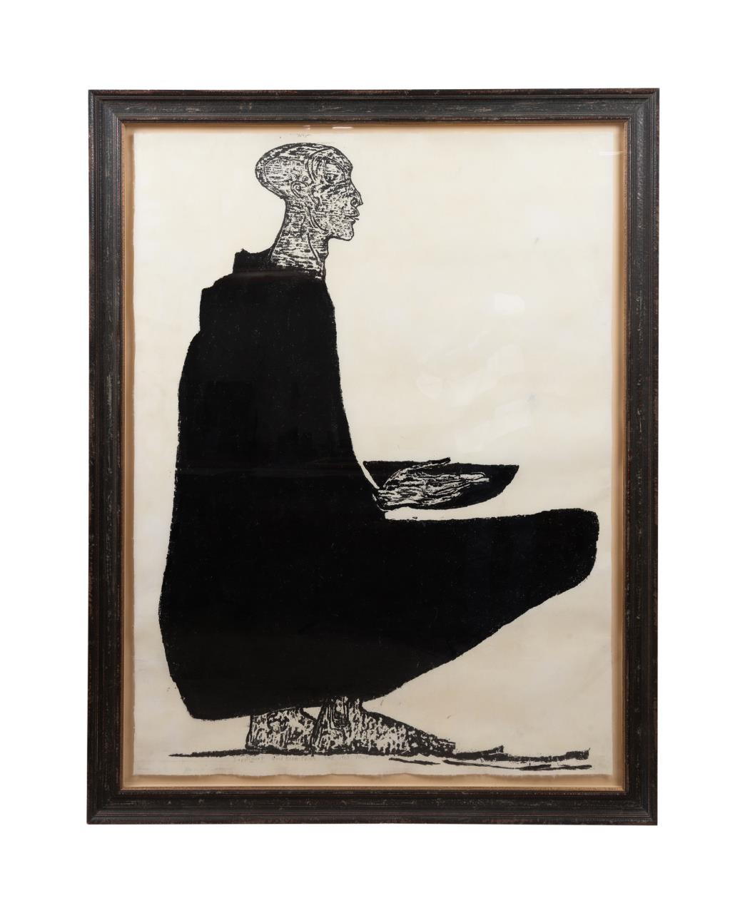 BEN SMITH SUPPLIMENT FIGURAL B&W WOODBLOCK