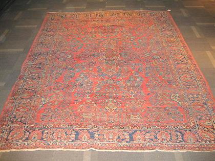 Sarouk carpet west persia circa 4bedc