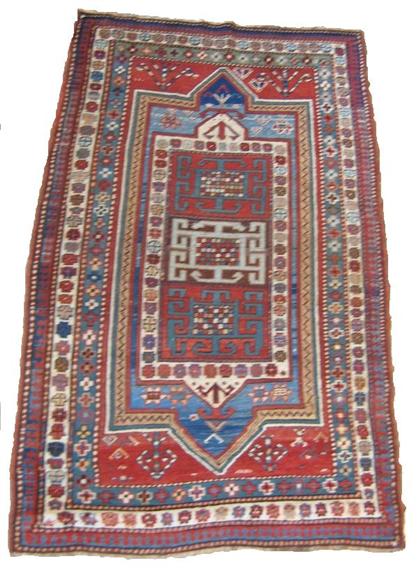 Kazak double niche prayer rug 