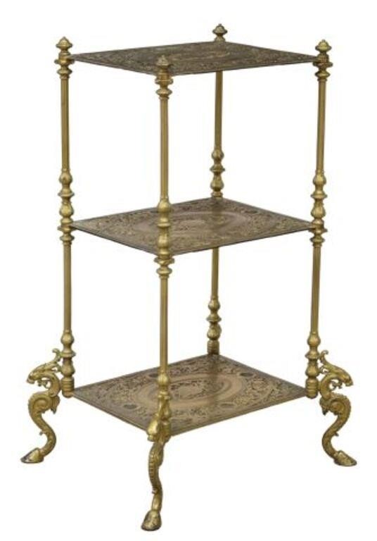 BRADLEY & HUBBARD CAST IRON THREE-TIER