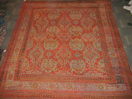 Oushak carpet    west anatolia,