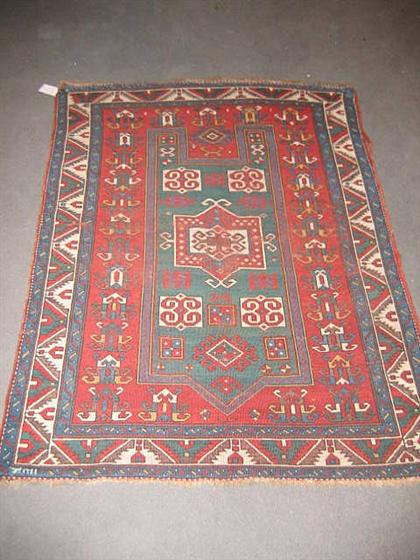 Kazak prayer rug southwest caucasus  4beec