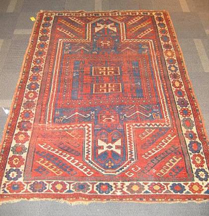 Kazak double niche prayer rug 