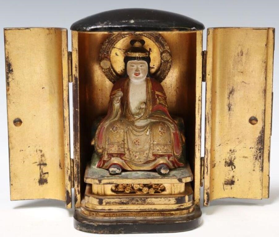 JAPANESE BUDDHIST ZUSHI MINIATURE