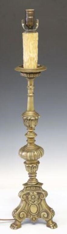 BAROQUE STYLE BRONZE CANDLE PRICKET 2f75b9