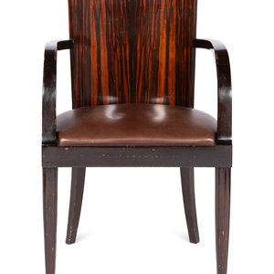 A French Art Deco Macassar Ebony