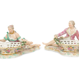 A Pair of German Porcelain Figural 2f7695