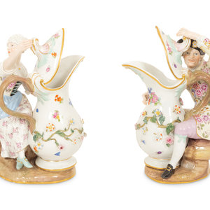 A Pair of Meissen Porcelain Figural 2f7698