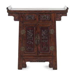 A Chinese Carved Hardwood Altar 2f76bc
