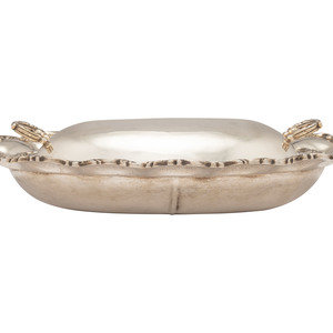 A Mexican Silver Lidded Dish 20th 2f7781