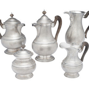 An Italian Silver Tea Service
Buccellati,