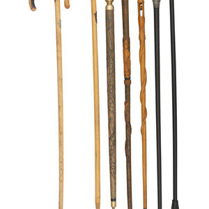 Seven Walking Sticks 19th 20th 2f7802
