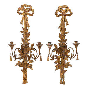 A Pair of Italian Carved Giltwood 2f7806