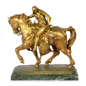 After Léon Mignon
Lady Godiva
gilt