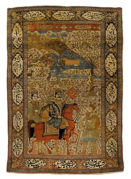  Mohtashem Kashan pictorial rug 4bf40