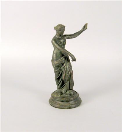 Bronze figure of a classical woman 
