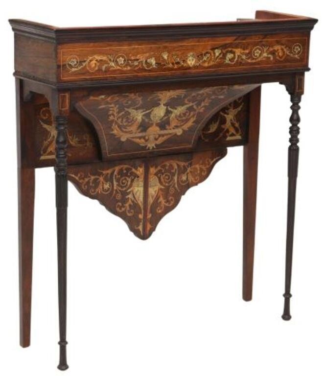 ITALIAN MARQUETRY INLAID CONSOLE 2f78e8