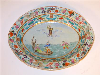 Chinese famille rose dish 18th 19th 4bf4c
