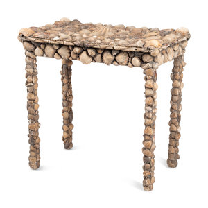 A Shell-Encrusted Grotto Table
19th