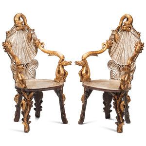 A Pair of Italian Grotto Style 2f796c