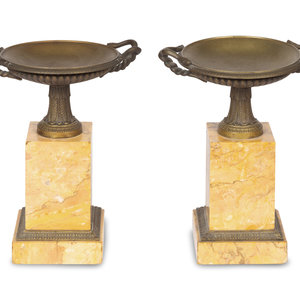 A Pair of Grand Tour Bronze and
