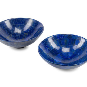 A Pair of Lapis Lazuli Veneered