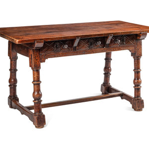 A Spanish Baroque Walnut Table 18th 2f798f