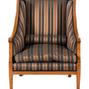 A Biedermeier Birch Armchair 19th 2f79a0