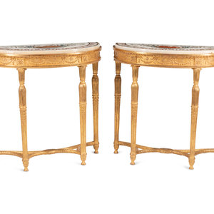 A Pair of George III Giltwood and 2f79c9