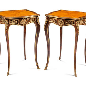 A Pair of Louis XV Style Gilt Bronze 2f7a59