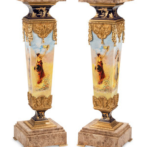 A Pair of Continental Gilt and 2f7a7a