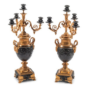 A Pair of Napoleon III Gilt and 2f7a9b