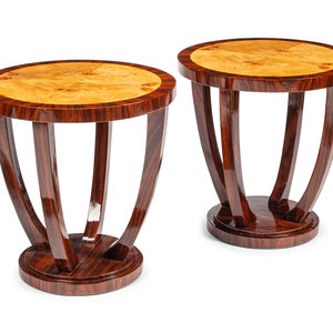 A Pair of Art Deco Style Rosewood 2f7aaf