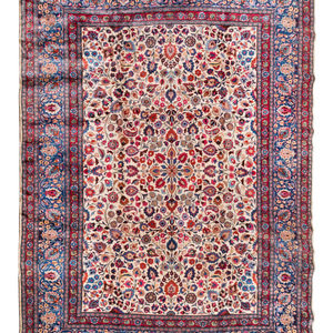 A Meshed Wool Rug Mid 20th Century 13 2f7ad5