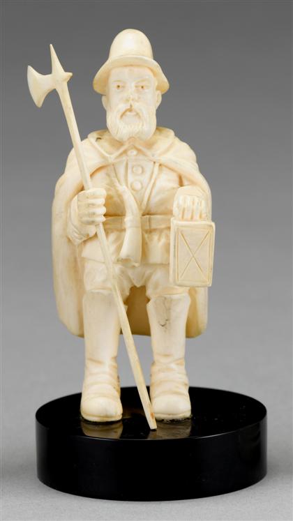 German carved ivory figure late 4bf7f