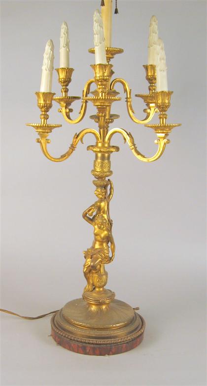 Louis XV style gilt bronze candelabra 4bf8b
