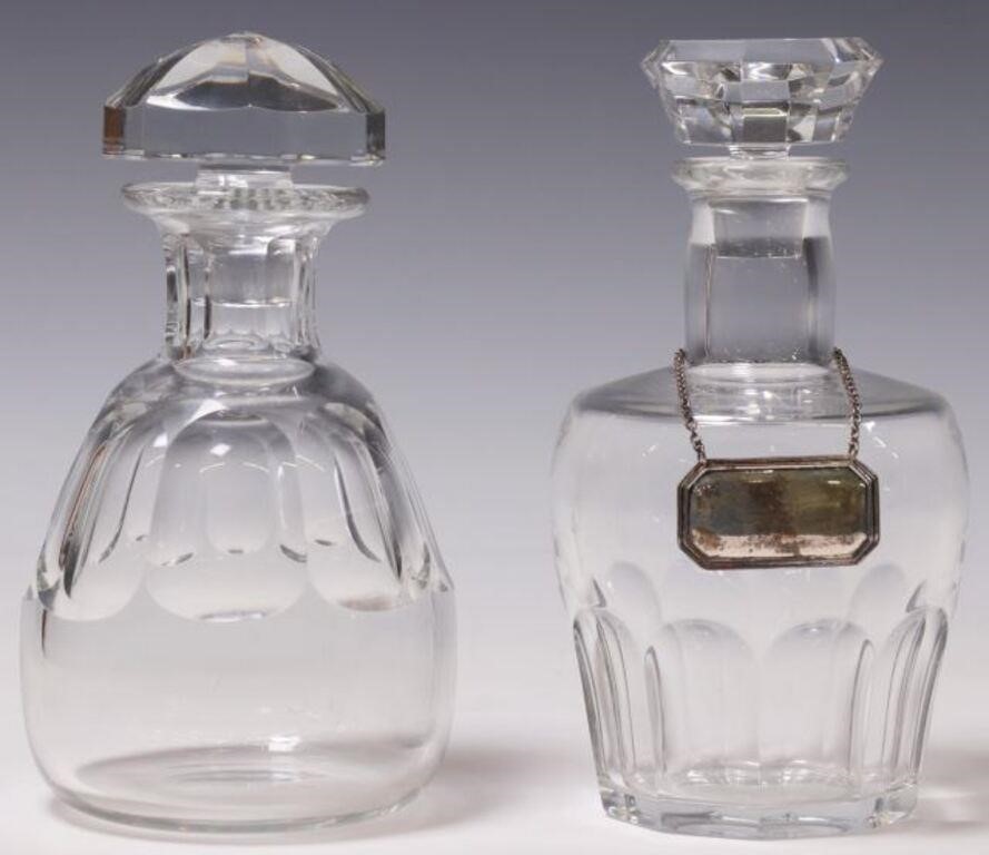  2 BACCARAT CRYSTAL DECANTERS 2f7c3a