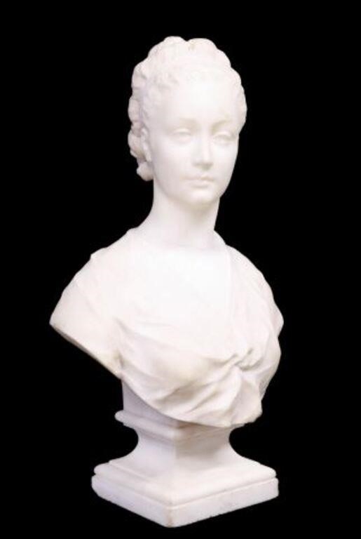AFTER CARRIER BELLEUSE MARBLE BUST 2f7c6f