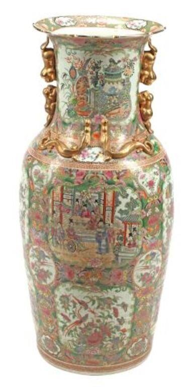 LARGE CHINESE CANTON ROSE PORCELAIN 2f7cbc