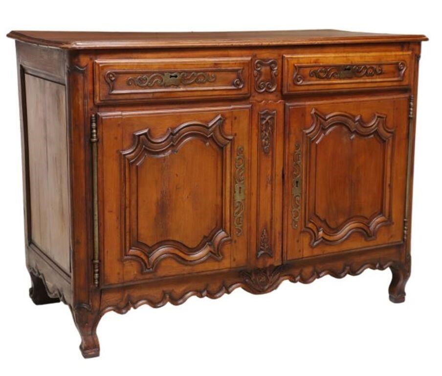 FRENCH PROVINCIAL FRUITWOOD SIDEBOARD  2f7d76