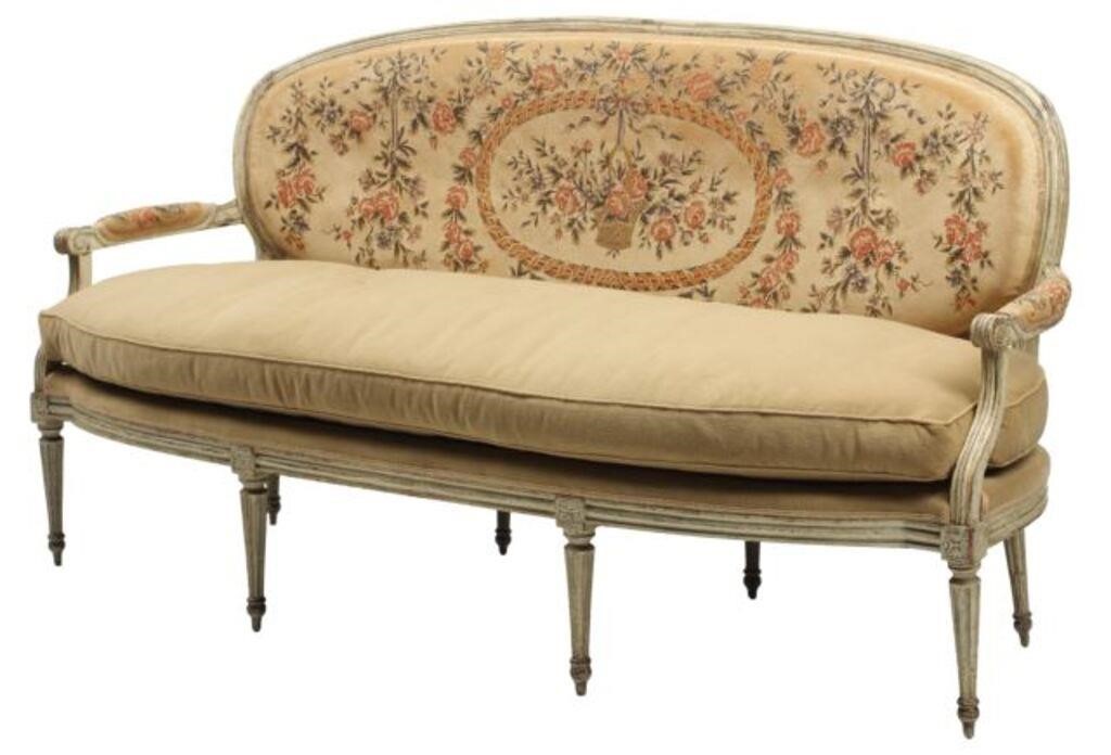 LOUIS XVI STYLE PAINTED UPHOLSTERED 2f7d85