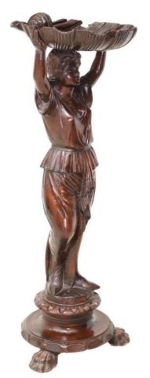 ITALIAN CARVED FIGURE WITH SHELL FORM 2f7d9b