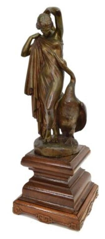 FRENCH NEOCLASSICAL BRONZE LEDA 2f7da3